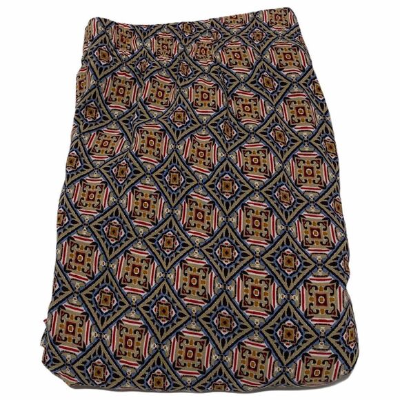 J. Jill Wide Leg Plazzo Boho Aztec Print Pants XS - Picture 8 of 10